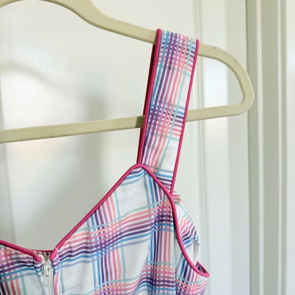 VOODOO VIXEN Vita Rainbow Tartan Fit & Flare Retro Dress XXL - Picture 11 of 15